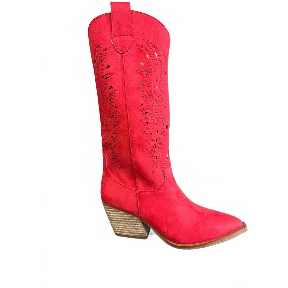 NEW MI.IM women's rodeo ready western boots in red